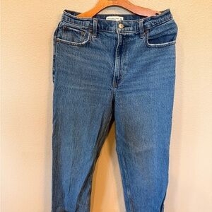 Abercrombie & Fitch Blue Straight Leg Jeans